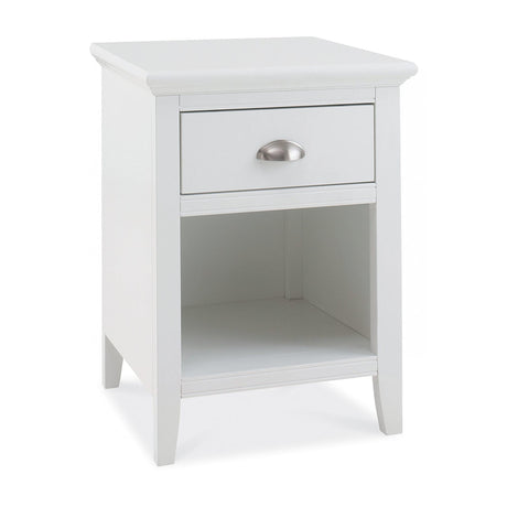 Bentley Designs Hampstead White 1 Drawer Bedside Cabinet