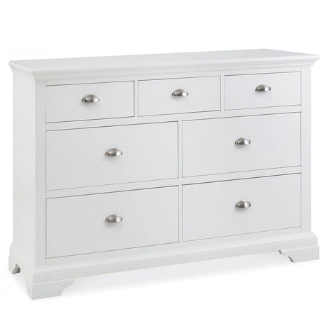 Bentley Designs Hampstead White 3+4 Drawer Chest