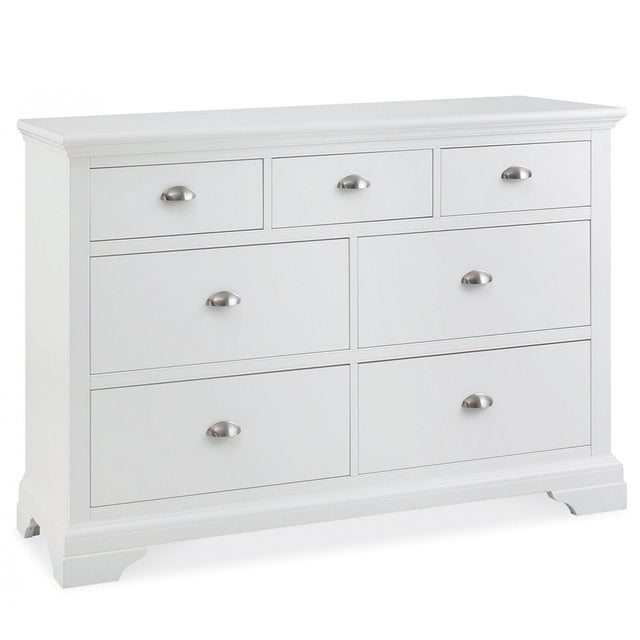 Bentley Designs Hampstead White 3+4 Drawer Chest