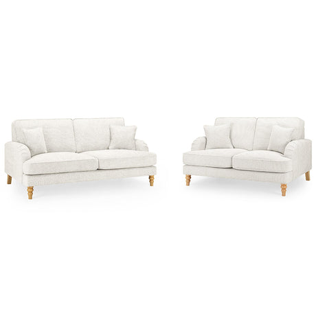 Rupert Cream Fabric 3+2 Seater Sofa Set
