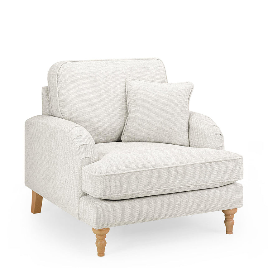Cody Cream Fabric Armchair