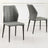 Harrow Grey Leather Dining Chair-3