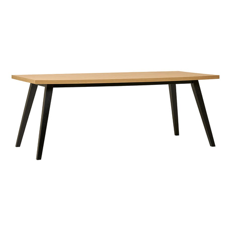 Amora Oak Herringbone Pattern 8 Seater Dining Table - 200cm