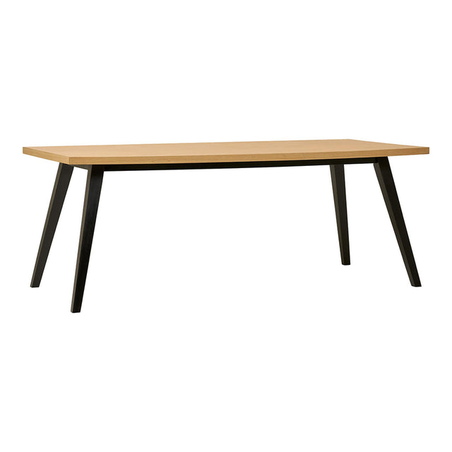 Amora Oak Herringbone Pattern 8 Seater Dining Table - 200cm