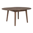 Metz Smoked Oak 4-6 Seater Extending Oval Dining Table - 118cm-158cm
