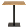 Lignano Natural Oak Square Cafe Table