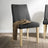 2 x Luna Charcoal Fabric Dining Chair