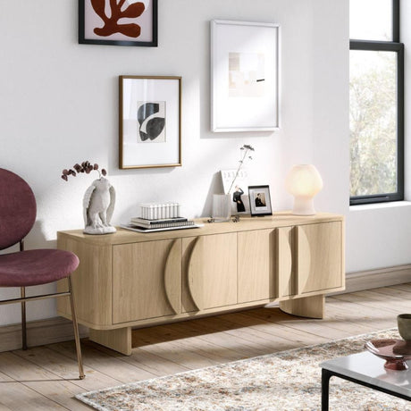 Cara Oak 145cm Storage TV Unit