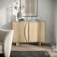 Cara Oak 2 Door Small Sideboard - 105cm
