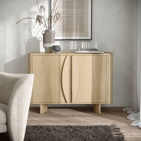 Cara Oak 2 Door Small Sideboard - 105cm