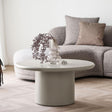 Nagano Concrete Effect Round Coffee Table