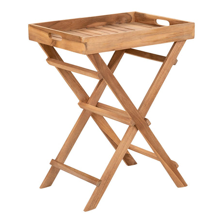 Ronda Teak Wood Small Tray Table