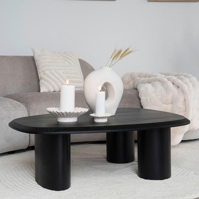 Tirano Black Wood Coffee Table