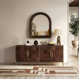 Gambit Dark Wood 4 Door Extra Large Sideboard