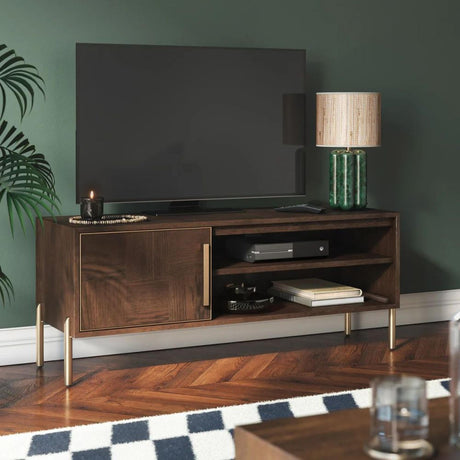 Gambit Dark Wood Small Storage TV Unit