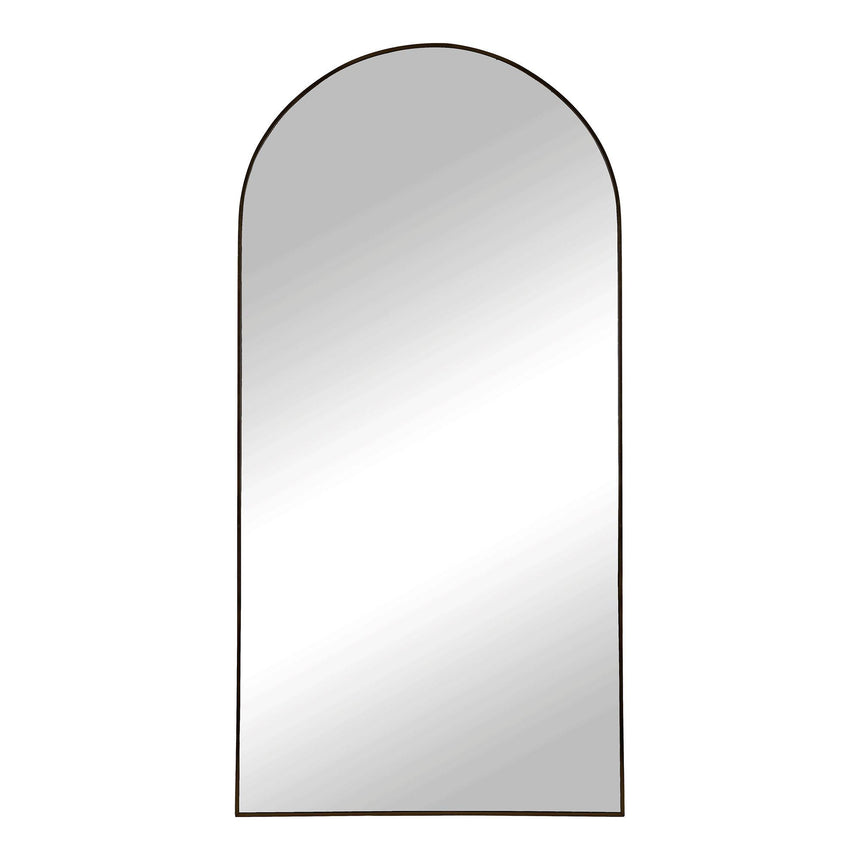 Madrid Black Arch Floor Standing Mirror - 90cm x 180cm