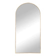 Madrid Brass Arch Floor Standing Mirror - 90cm x 180cm
