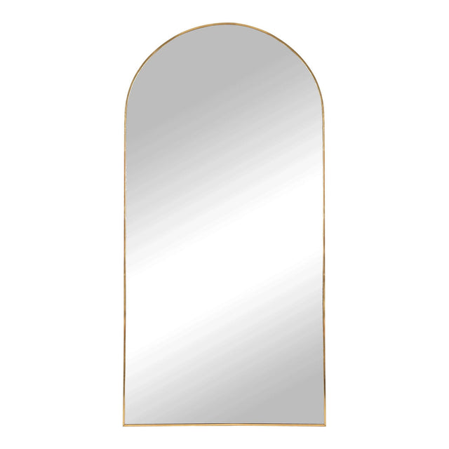 Madrid Brass Arch Floor Standing Mirror - 90cm x 180cm