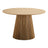 Osaka Natural 4 Seater Round Dining Table with Slatted Base
