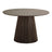 Osaka Smoked Oak 4 Seater Round Dining Table with Slatted Base-3