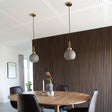 Luton Brass Ball Shaped Pendant Light