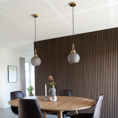 Luton Brass Ball Shaped Pendant Light