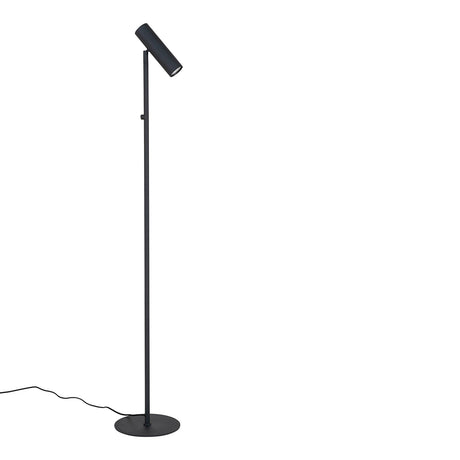Yacolt Black Steel Floor Lamp