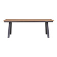 Toronto Wooden 10 Seater Garden Dining Table - 220cm