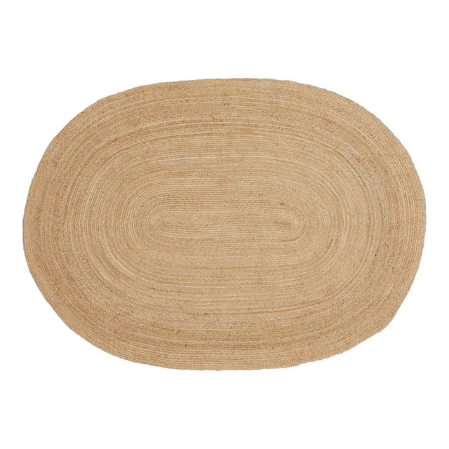 Bombay Natural Jute  Oval Rug  - 140cm x 200cm