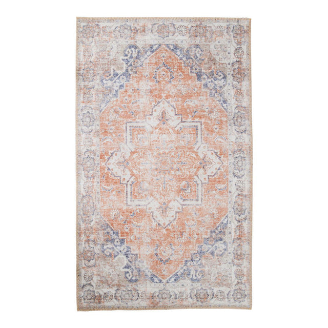 Havana Orange and Blue Rug - 300cm x 200cm