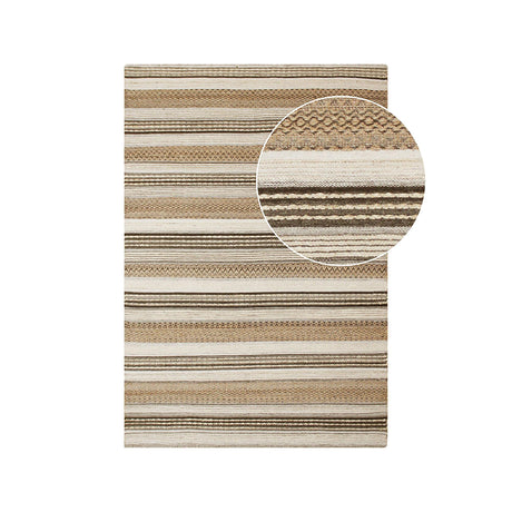Morena Natural and Grey Rug - 160cm x 230cm