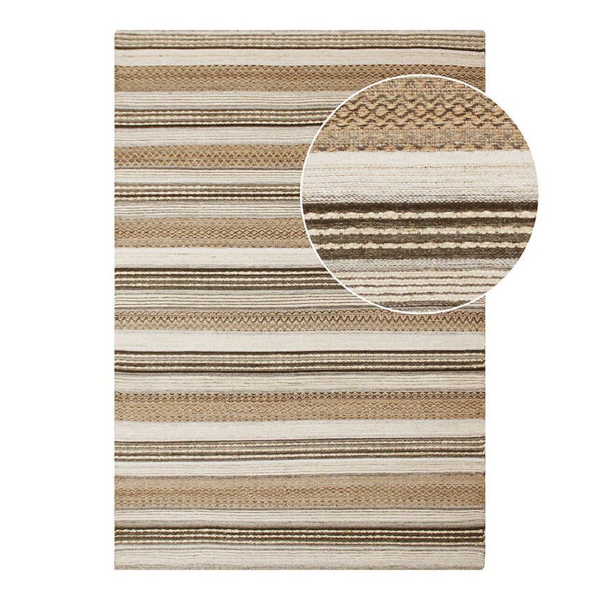 Morena Natural and Grey Rug - 300cm x 200cm