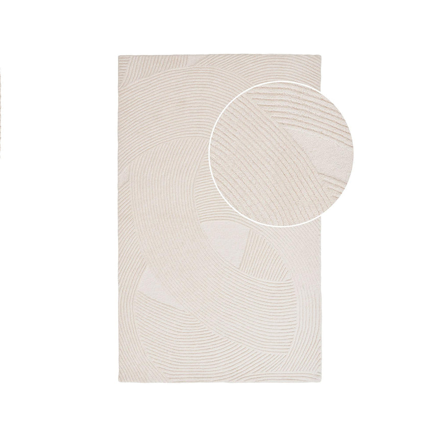 Pune Ivory Rug - 160cm x 230cm