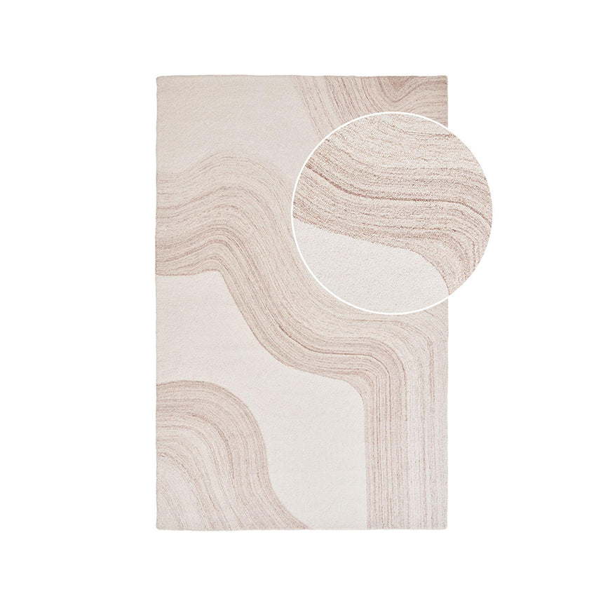 Surat Light Brown Rug - 160cm x 230cm