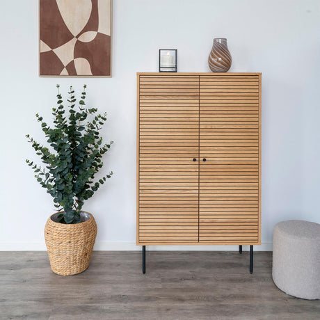 Kyoto Oak 2 Door Hall Cabinet