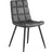 2 x Soho Hudson Dark Grey Faux Leather Dining Chair