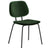 2 x Soho Lily Green Velvet Fabric Dining Chair