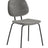 2 x Soho Lily Grey Velvet Fabric Dining Chair