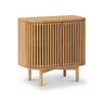 Soho Oak 2 Door Slatted Cupboard