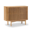 Soho Oak 2 Door Slatted Small Sideboard