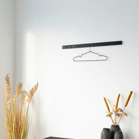 Vita Black Metal Coat Rack