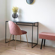 Vita Black Melamine Writing Desk