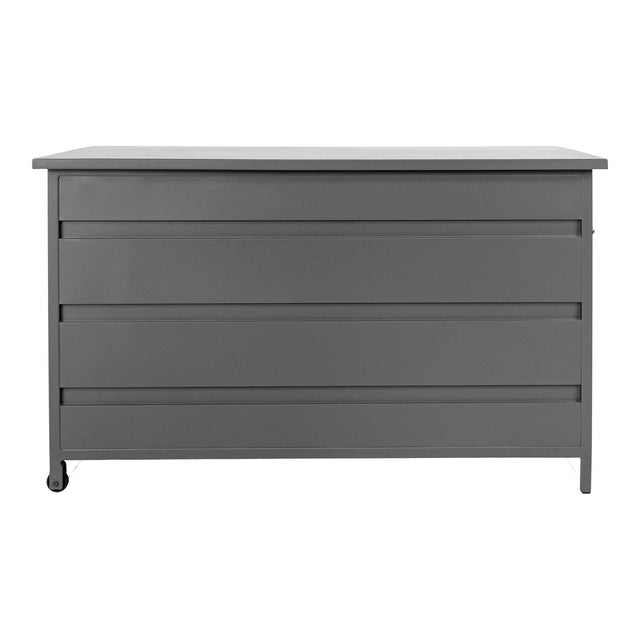 Cassis Grey Metal Small Cushion Box