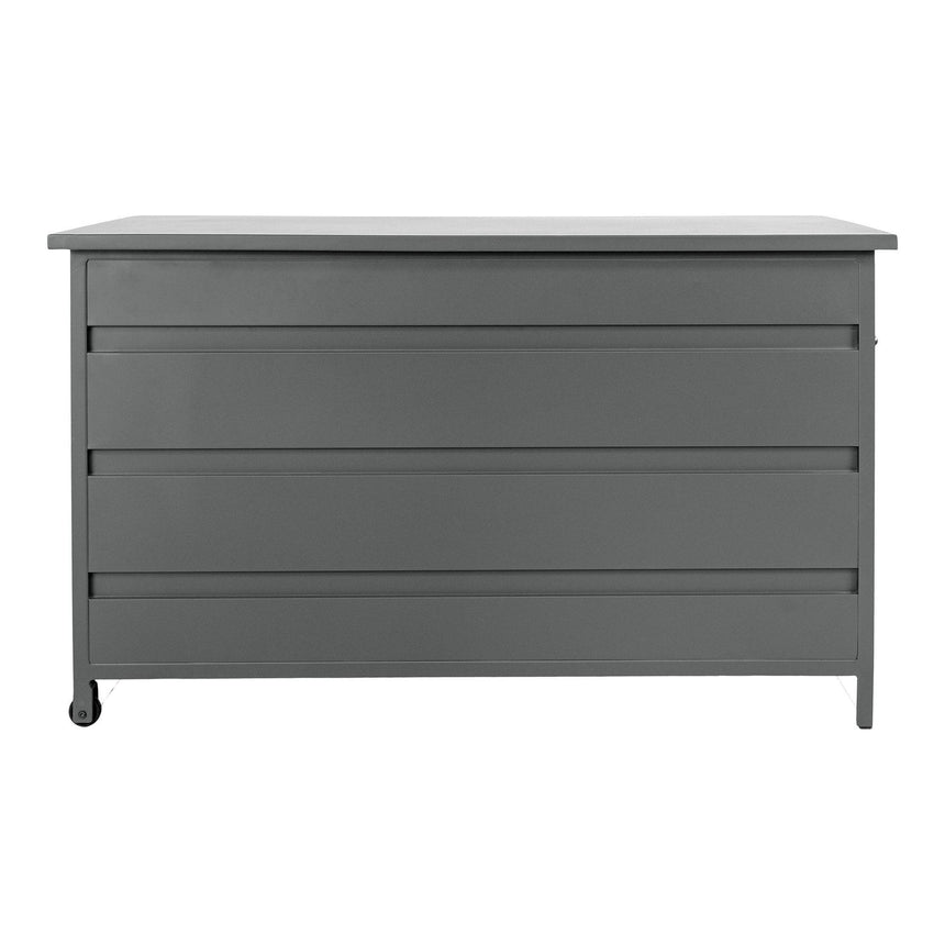 Cassis Grey Metal Small Cushion Box