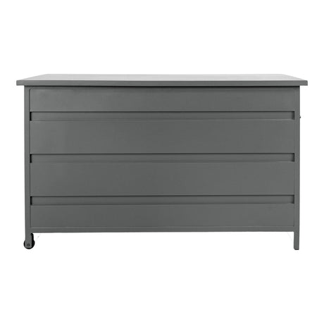 Cassis Grey Metal Large Cushion Box