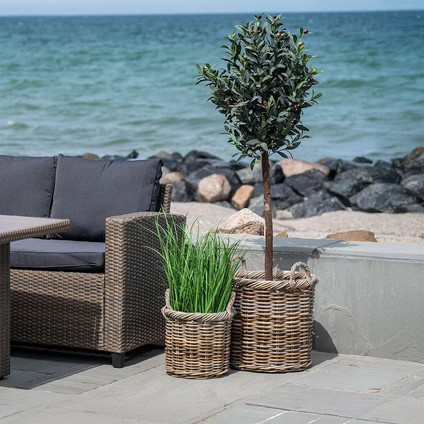 Gili Natural Baskets Kubu Rattan Set of 2 Baskets
