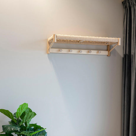 Abano Natural Hat Shelf