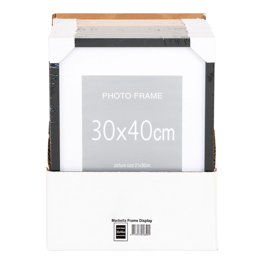 Marbella Black Frame Display - 32cm x 45cm