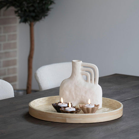 Wooden Beige Tray