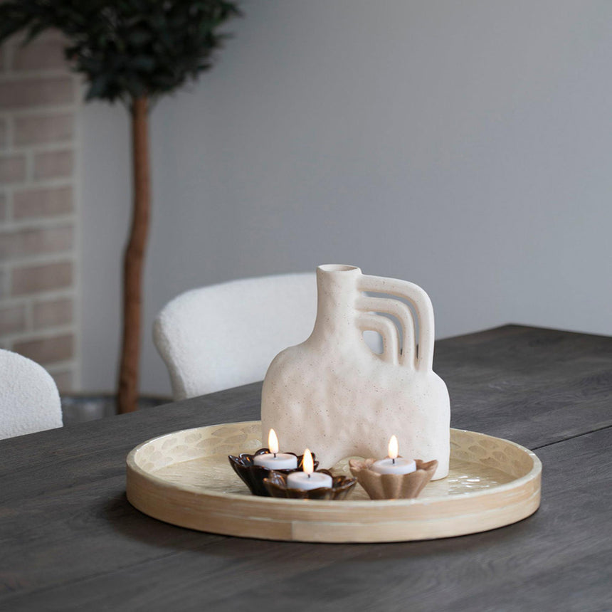 Wooden Beige Tray